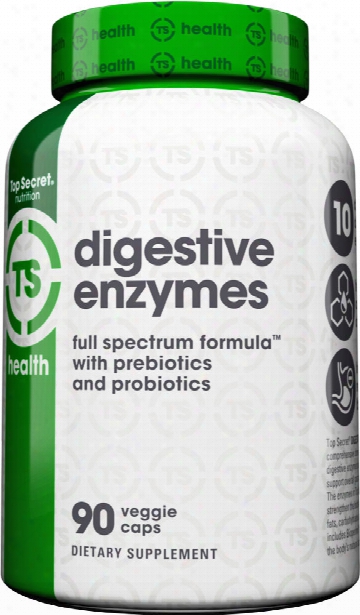 Top Secret Nutrition Digestive Enzymes - 90 Vcapsules