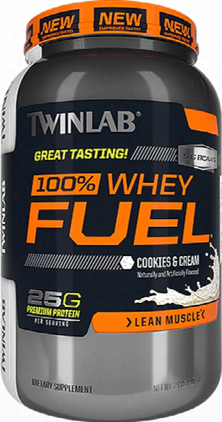 Twinlab 100% Whey Fuel - 2lbs Vanilla Rush