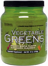 Ultimate Nutrition Vegetable Greens - 510g Golden Maple