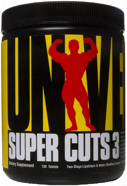 Universal Nutrition Super Cuts 3 - 130 Tablets