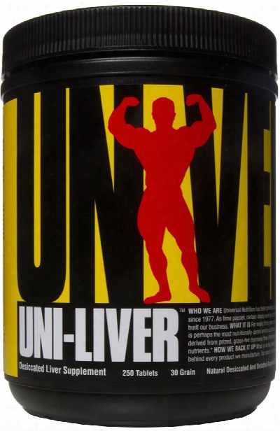 Universal Nutrition Uni-liver - 250 Tablets