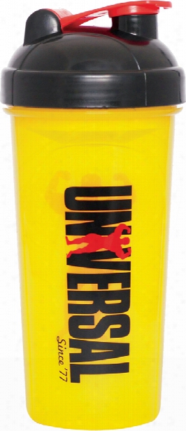 Universal Nutrition Universal Shaker Cup - 25oz Yellow/black