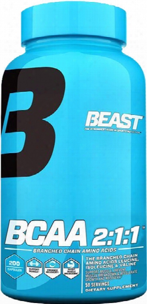 Beast Sports Nutrition Bcaa 2:1:1 - 200 Capsules