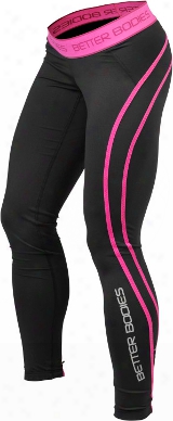 Better Bodies Women's Athlete Tights - Black/pink Large