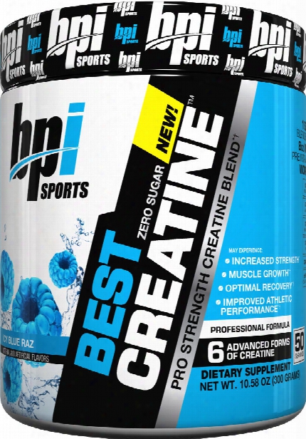 Bpi Sports Best Creatine - 50 Servings Icy Blue Raz