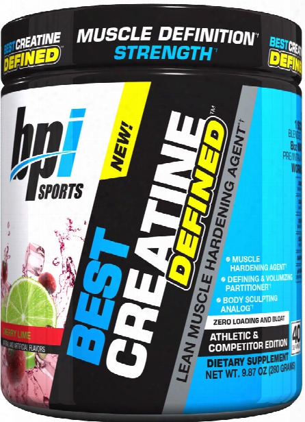 Bpi Sports Best Creatine Defined - 40 Servings Cherry Lime