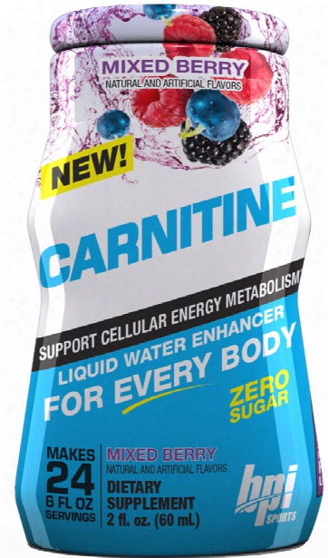 Bpi Sports Carnitine Liquid Water Enhancer - 6 Pack (24sv Per Bottle)