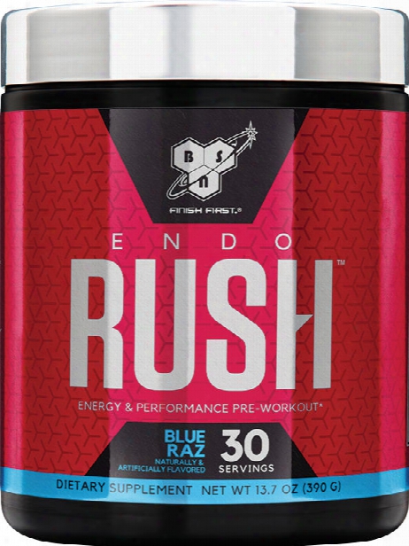 Bsn Endorush - 30 Servings Blue Raspberry