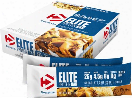 Dymatize Elite Protein Bar - Box Of 12 Chocolate Chip Cookie Dough