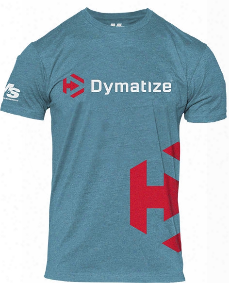 Dymatize Icon Side Logo T-shirt - Blue Medium