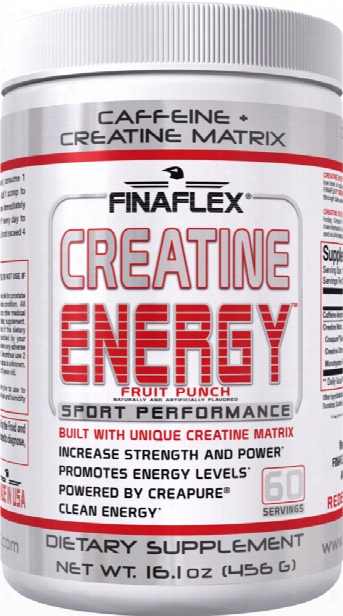 Finaflex Creatine Energy - 60 Servings Fruit Punch