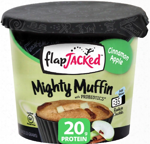 Flapjacked Mighty Muffin - 12 Muffins Cinnamon Apple