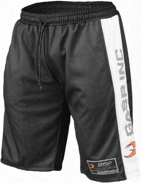 Gasp No1 Mesh Shorts - Black/white Medium