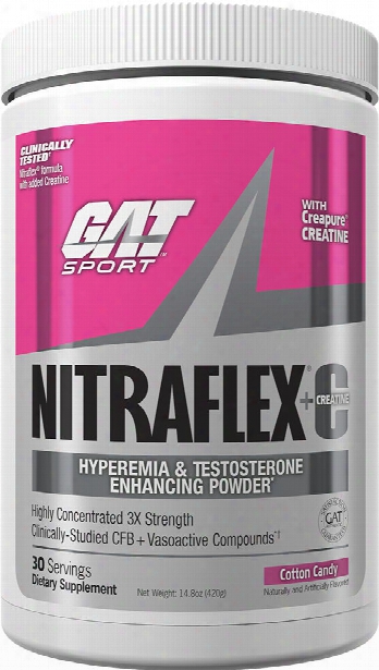 Gat Sport Nitraflex + C - 30 Servings Cotton Candy