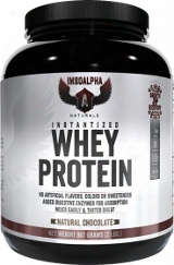 Imsoalpha Instantized Whey Protein - 2lbs Natural Chocolate