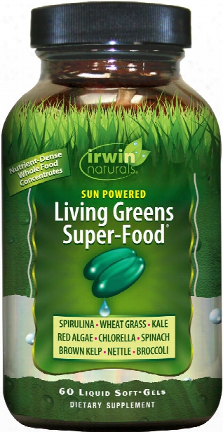 Irwin Naturals Living Greens Super-food - 60 Softgels