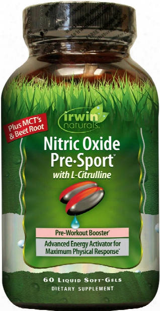 Irwin Naturals Nitric Oxide Pre-sport - 60 Softgels