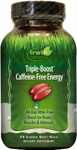 Irwin Naturals Triple-boost Caffeine Free Energy - 75 Softgels