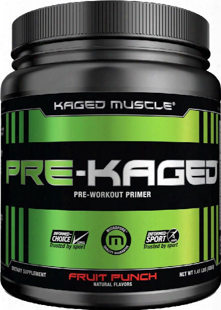 Kaged Muscle Pre-kaged - 20 Servings Fruit Punch