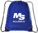 M&s Allmax Drawstring Bag - 1 Blue Bag M&s/allmax