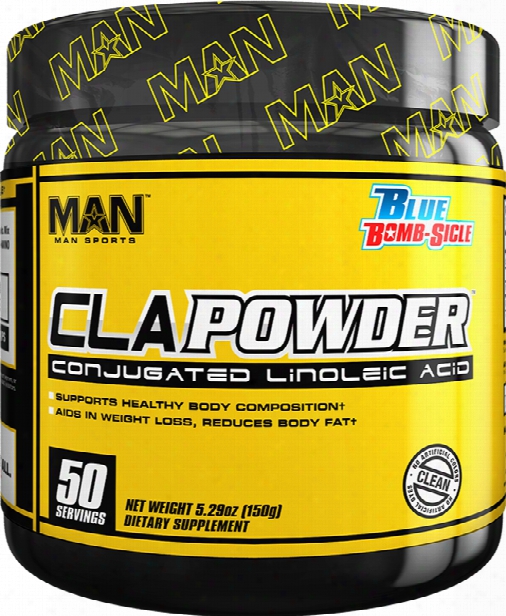 Man Sports Cla Powder - 50 Servings Blue Bomb-sicle