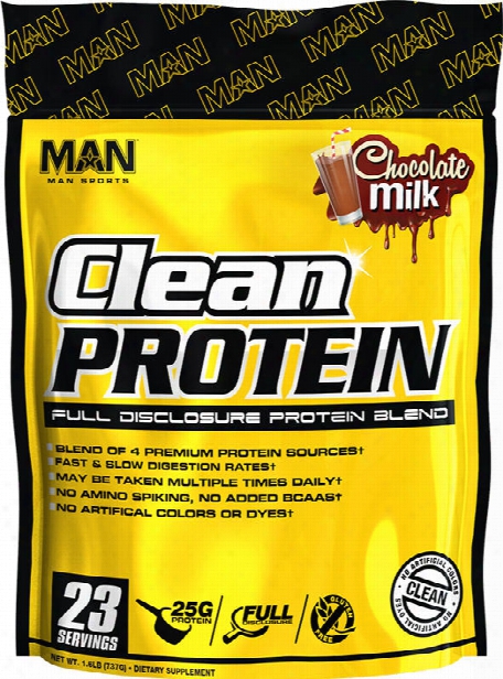 Man Sports Clean Protein - 2lbs Chocolate Milk