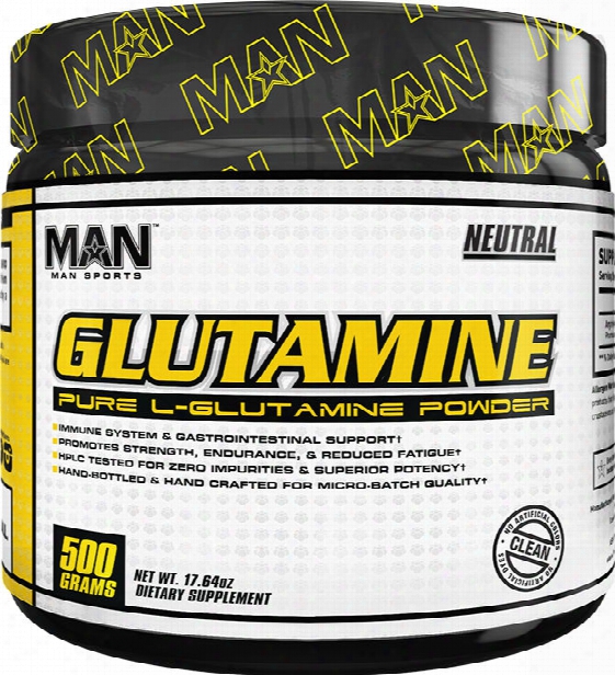 Man Sports Glutamine - 500g Unflavored