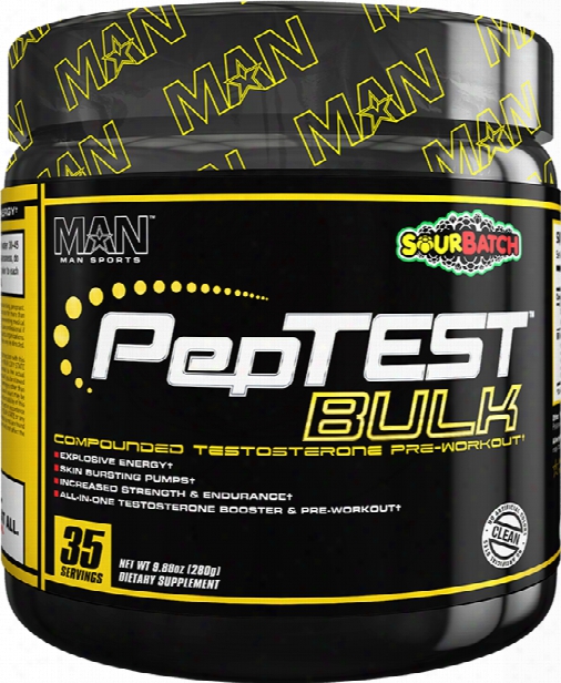 Man Sports Peptest Bulk - 35 Servings Sour Batch