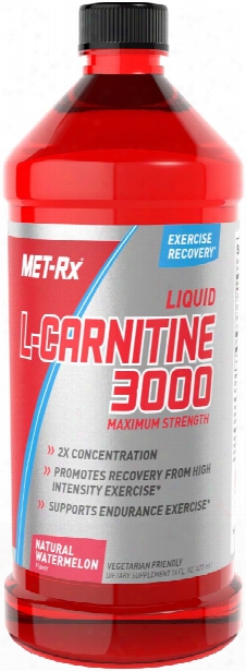 Met-rx Liquid L-carnitine 3000 - 16 Fl. Oz. Natural Watermelon