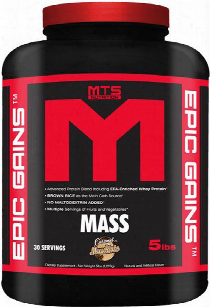 Mts Nutrition Epic Gains - 5lbs Caramel Macchiato