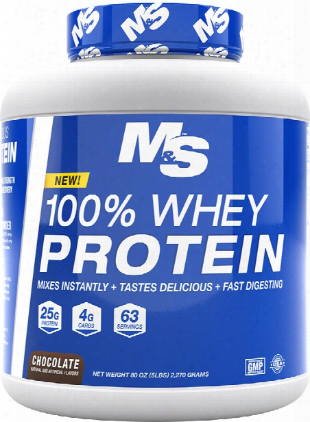 Muscle & Strength 100% Whey Protein - 5lbs Chocolate