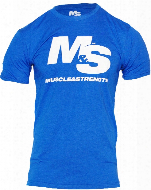 Muscle & Strength Spinal T-shirt - Blue Medium