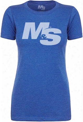 Muscle & Strength Women's Spinal Crew - Blue Small