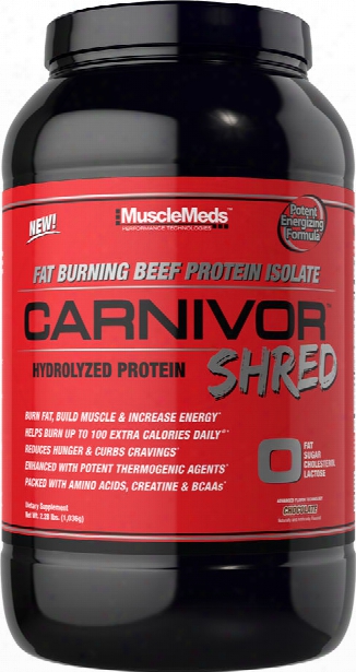 Musclemeds Carnivor Shred - 28 Servings Chocolate