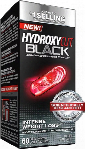 Muscletech Hydroxycut Black - 60 Rapid Release Liquid Capsules