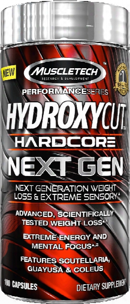 Muscletech Hydroxycut Hardcore Next Gen - 100 Capsules