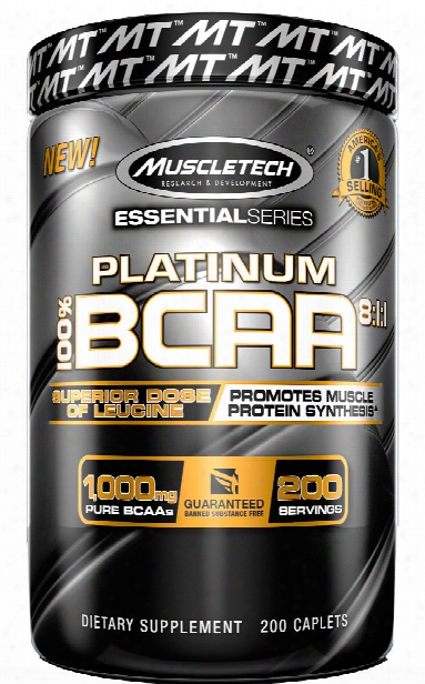 Muscletech Platinum Bcaa 8:1:1 - 200 Caplets