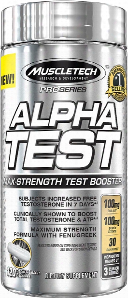 Muscletech Pro Series Alpha Test - 120 Caplets