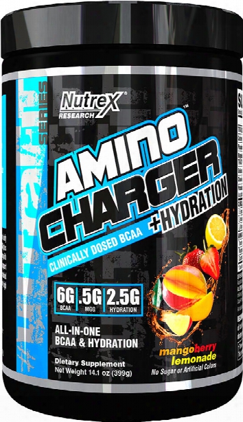 Nutrex Amino Charger Plus Hydration - 30 Servings Mango Berry Lemonade