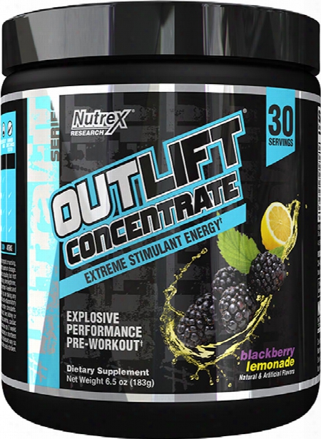 Nutrex Outlift Concentrate - 30 Servings Blackberry Lemonade