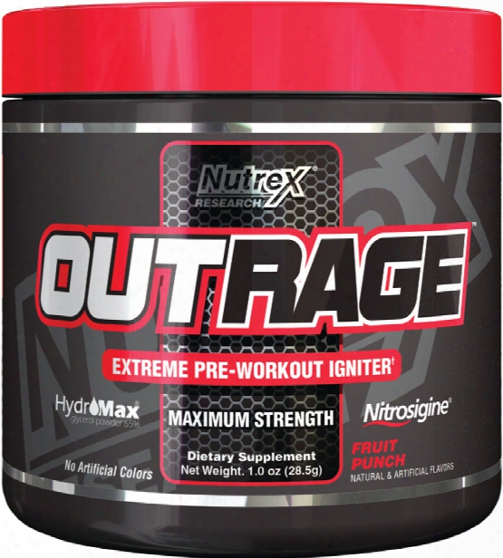 Nutrex Outrage - 5 Servings Fruit Punch