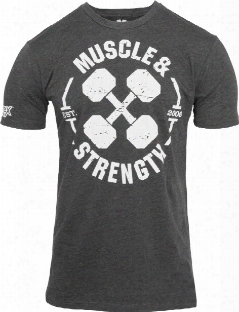 Nutrex "dumbbell X" T-shirt - Charcoal Medium