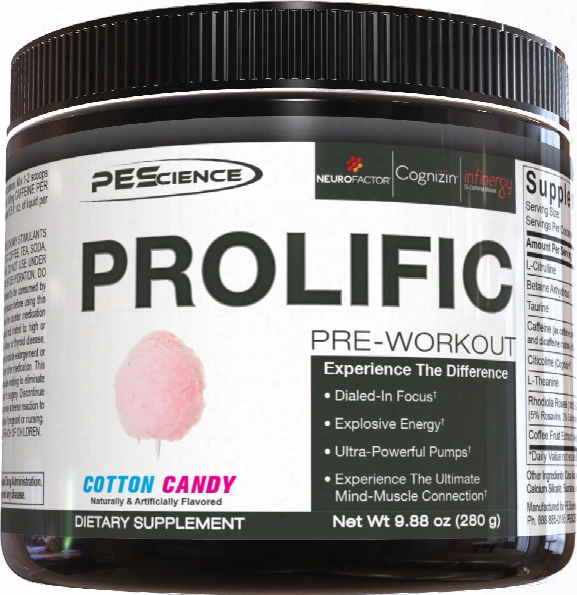 Pescience Prolific - 20 Servings Cotton Candy