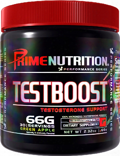 Prime Nutrition Test Boost - 30 Servings Green Apple