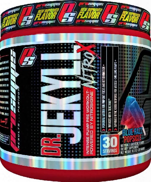 Prosupps Dr Jekyll Nitrox - 30 Servings Blue Razz Popsicle