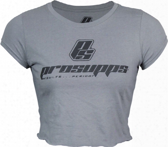 Prosupps Fitness Gear Crop Top - Heather Grey Xs