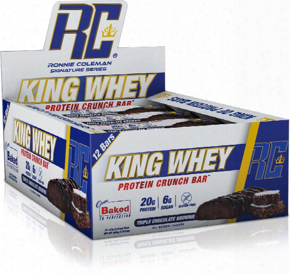 Ronnie Coleman Signature Series King Whey Protein Crunch Bar - Box Of