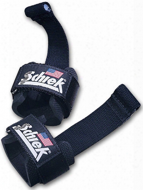 Schiek Sports Model 1000dls Dowel Lifting Straps - One Size Black