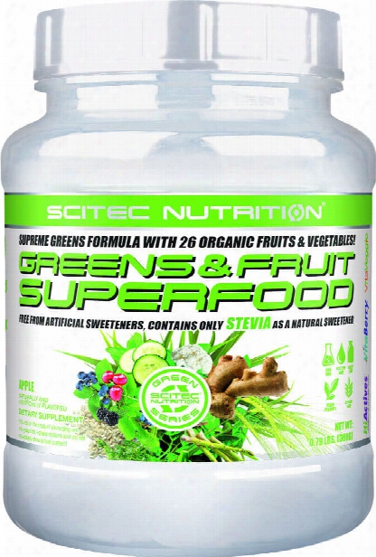 Scitec Nutrition Greens & Fruit Superfood - 30 Servings Apple