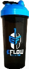 eFlow Nutrition Shaker Bottle - 24oz Black/Blue